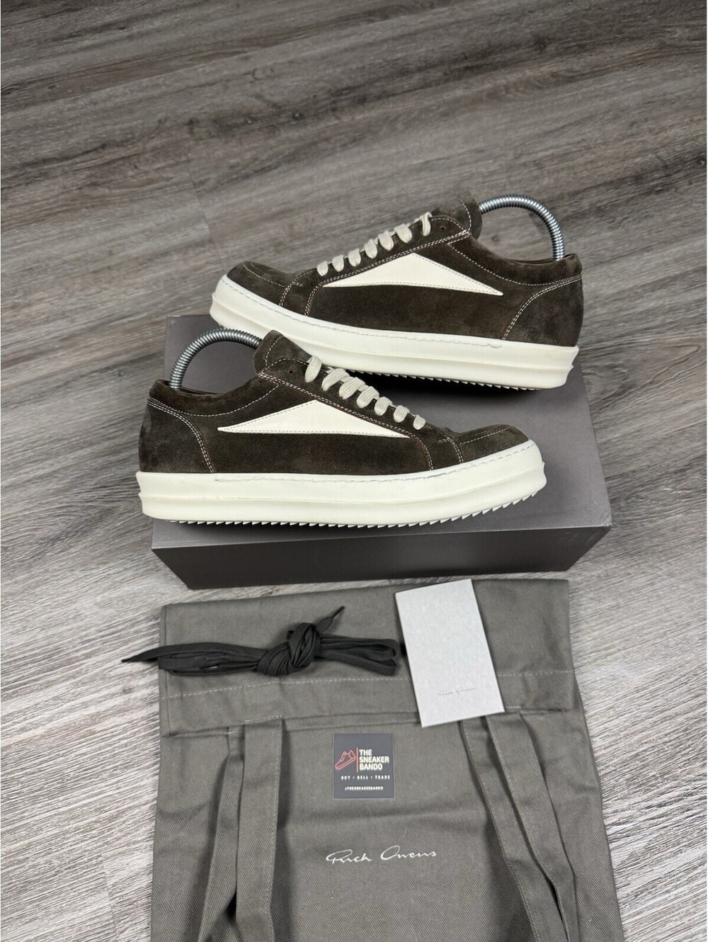 Size 41EU/8US - Rick Owens Concordians Vintage Low Indigo